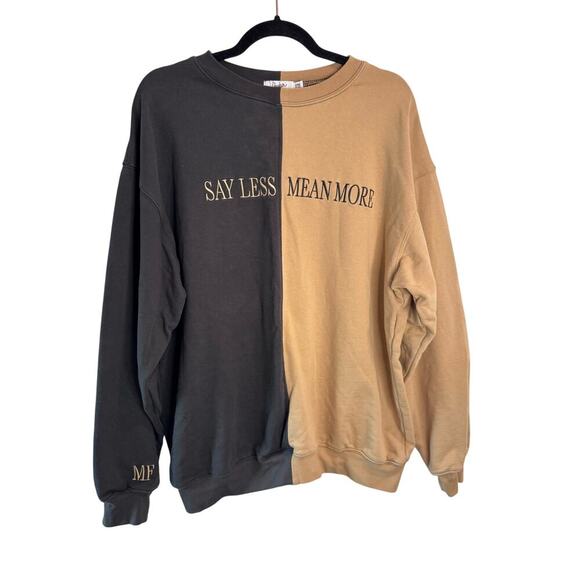 Mayfair Group Revolve 'Say Less Mean More' Crewneck - Picture 2 of 5